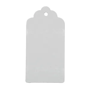 10*5CM Square White Kraft Paper Lace Tag,Hand Made DIY Gift Label,Message Card,sold 50pcs/lot