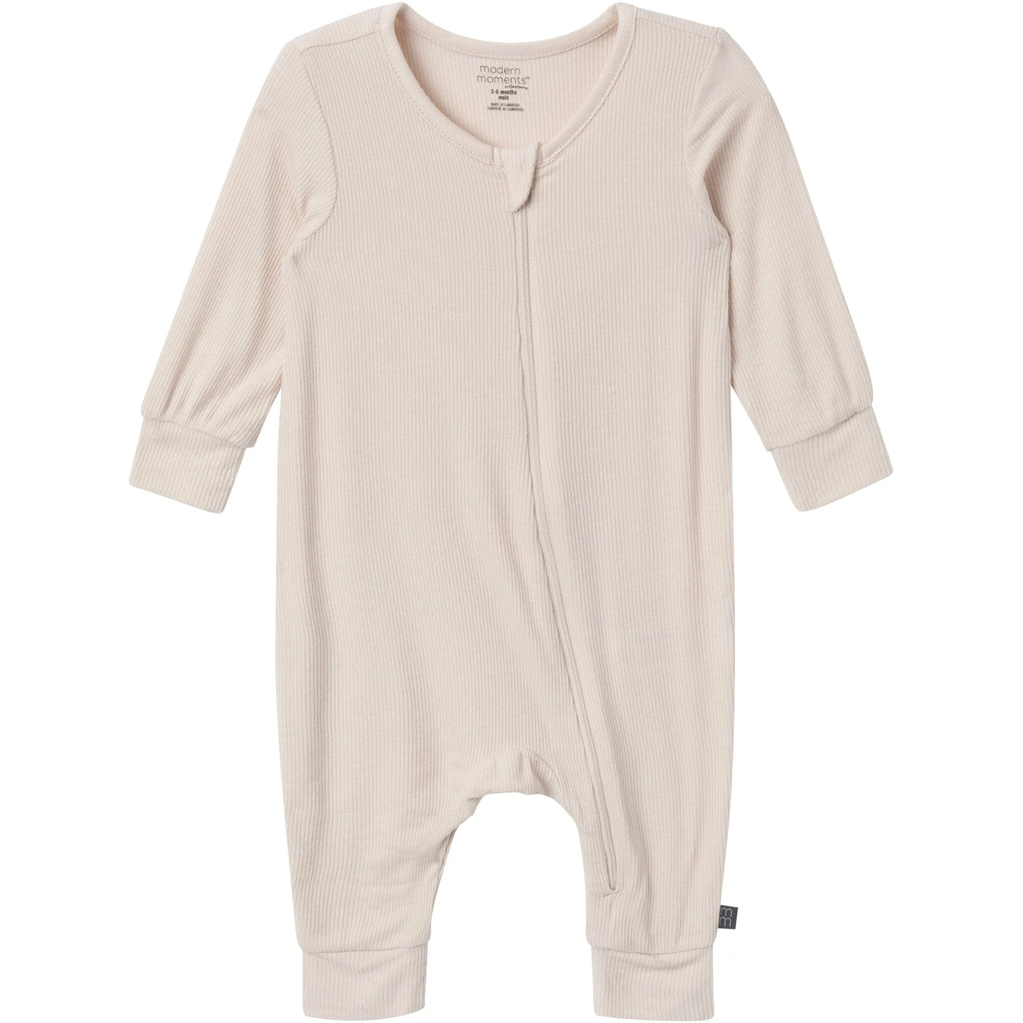 2-Pack Baby Neutral Hot Air Balloon Zip Front Rompers