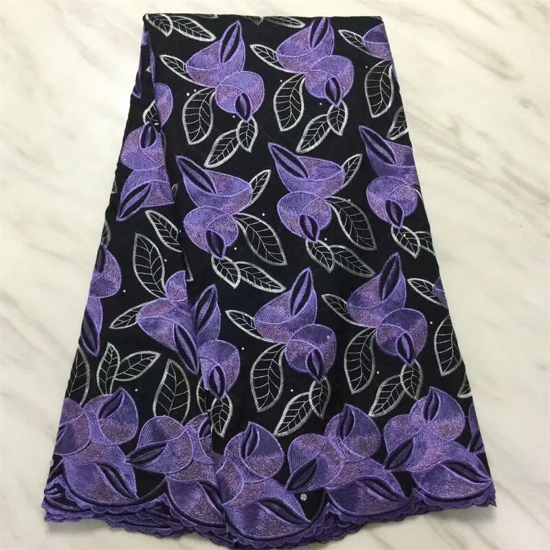 2023 Latest Nigeria Swiss Lace High Quality Swiss Voile Laces Switzerland Cotton African Dry Lace Fabric For Man Women LHX21B