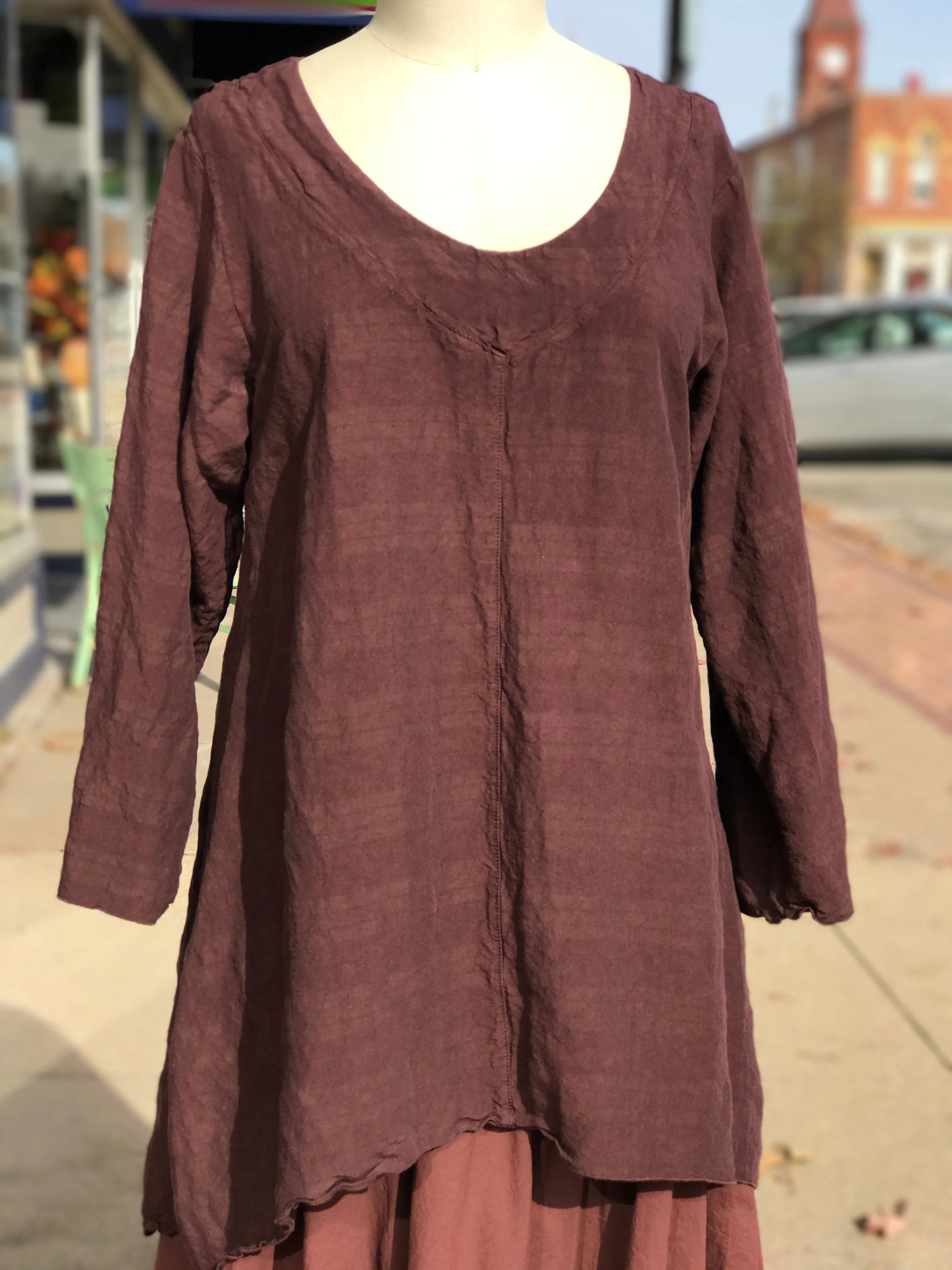 2238- Long Tunic Armagnac-UNPrinted