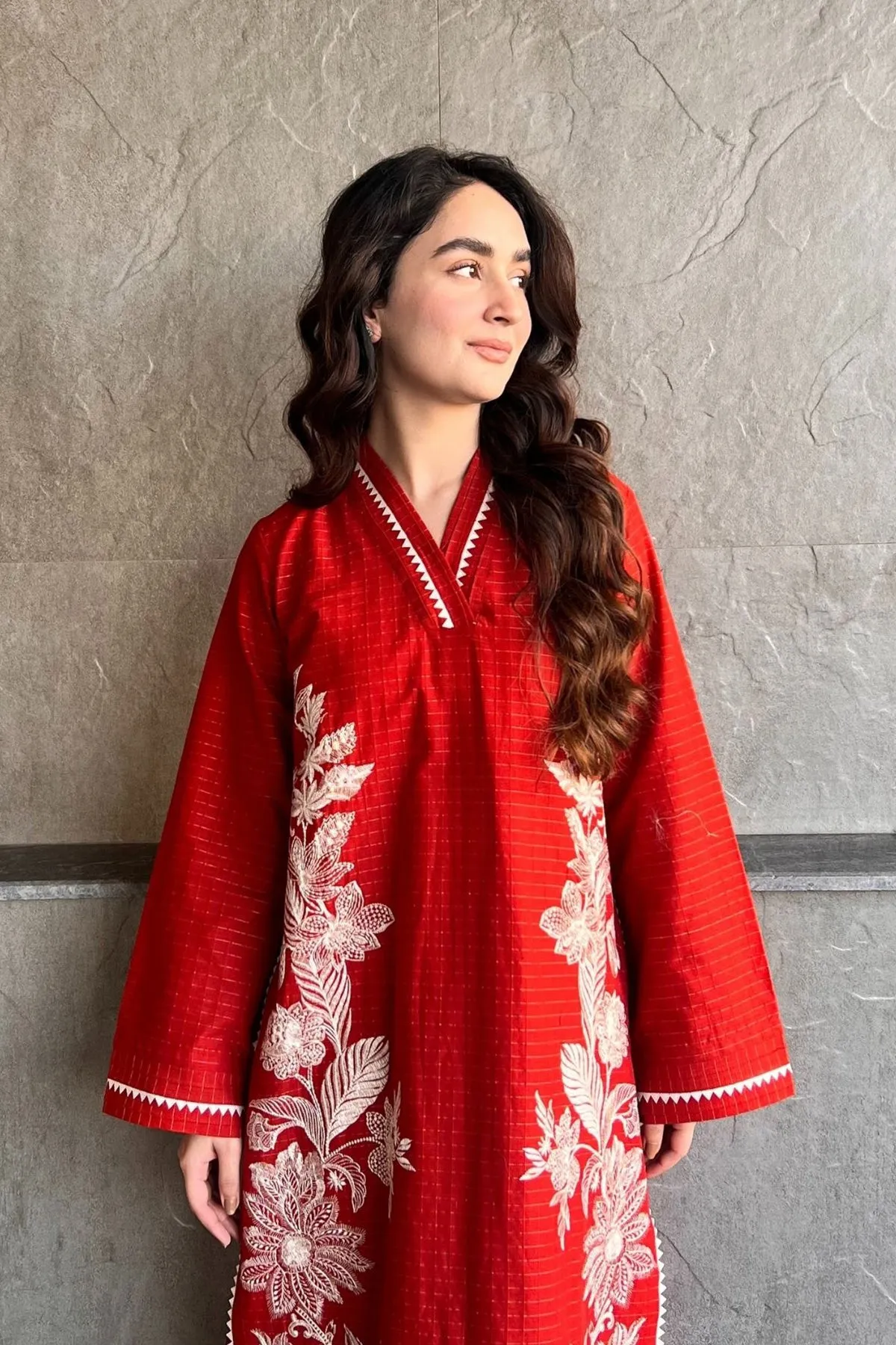 2pc embroidered suit (RCE04)