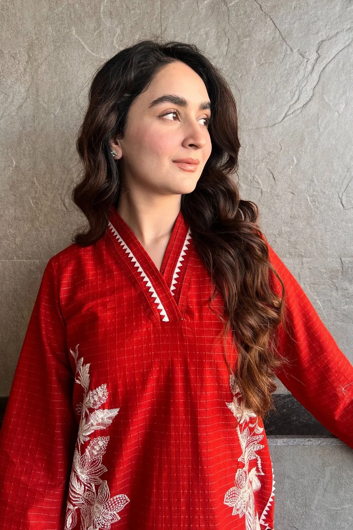 2pc embroidered suit (RCE04)