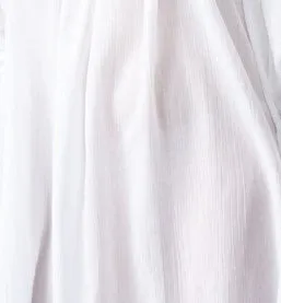 3044 - Long gown with lace yoke
