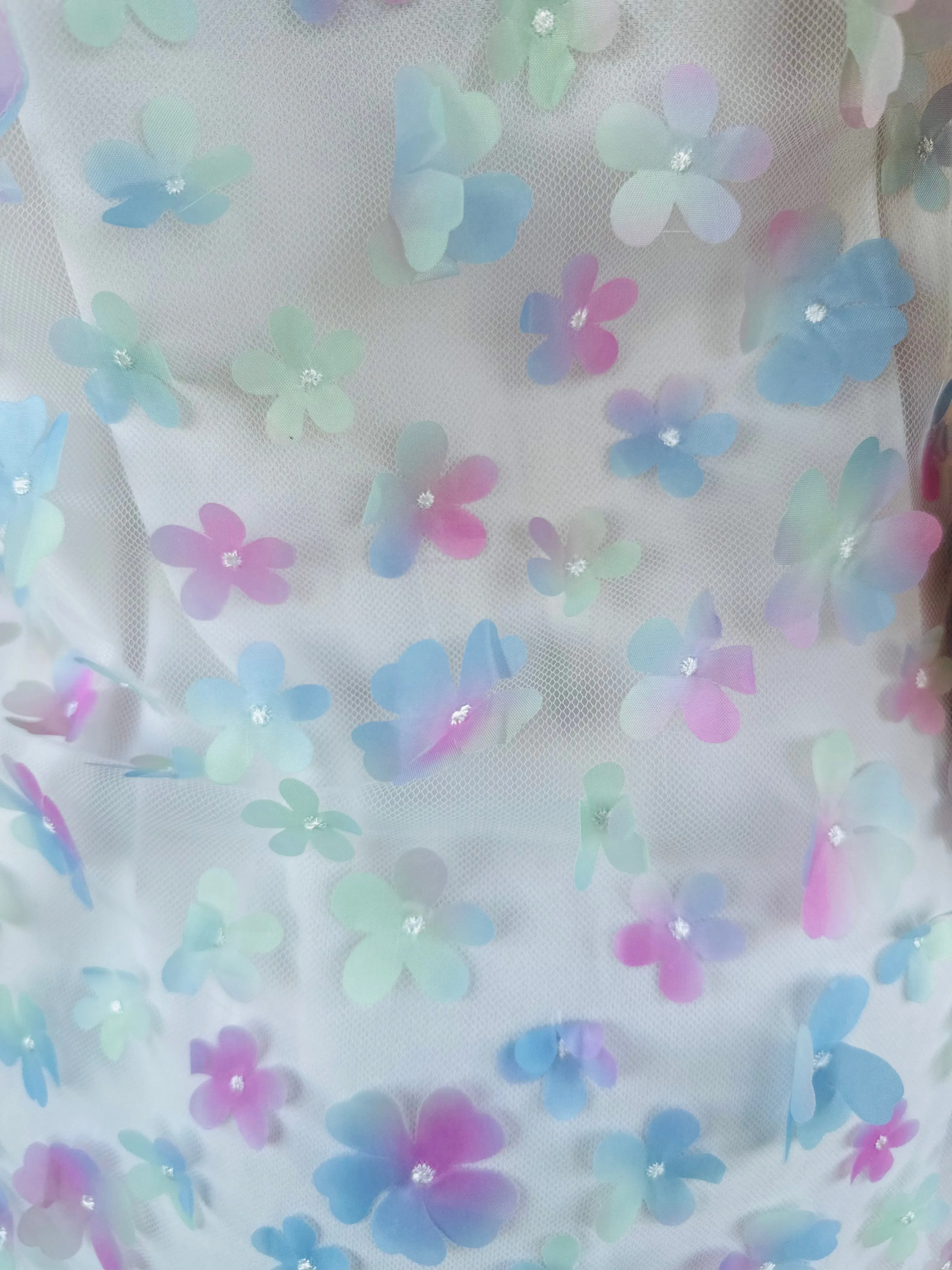 3D Floral Swing Dress