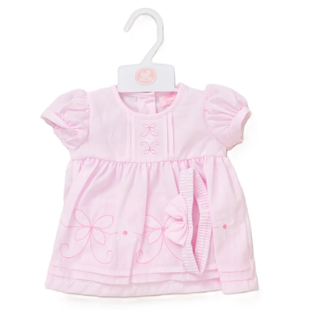 3pc Baby Girls Dress Set - Butterfly (9-24m) (PK6) F09177INF