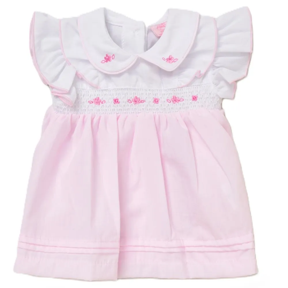3pc Baby Girls Dress Set - Frill Sleeves (9-24m) (PK6) F09186INF