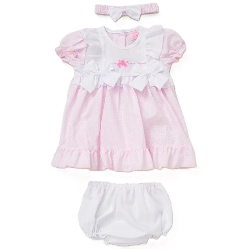 3pc Baby Girls Dress Set - Strawberry (0-9m) (PK6) F09179NB
