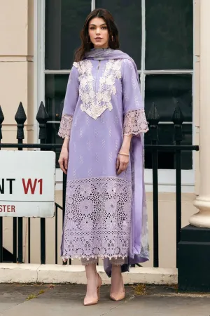 3pc lawn Embroidered Q657