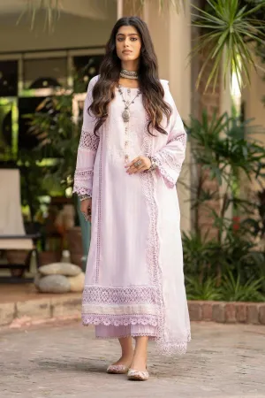 3PC Unstitched | Embroidered  Jacquard Shirt   Organza Dupatta   Trouser