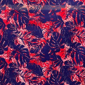 44" Cotton 2449 Purple Dragon