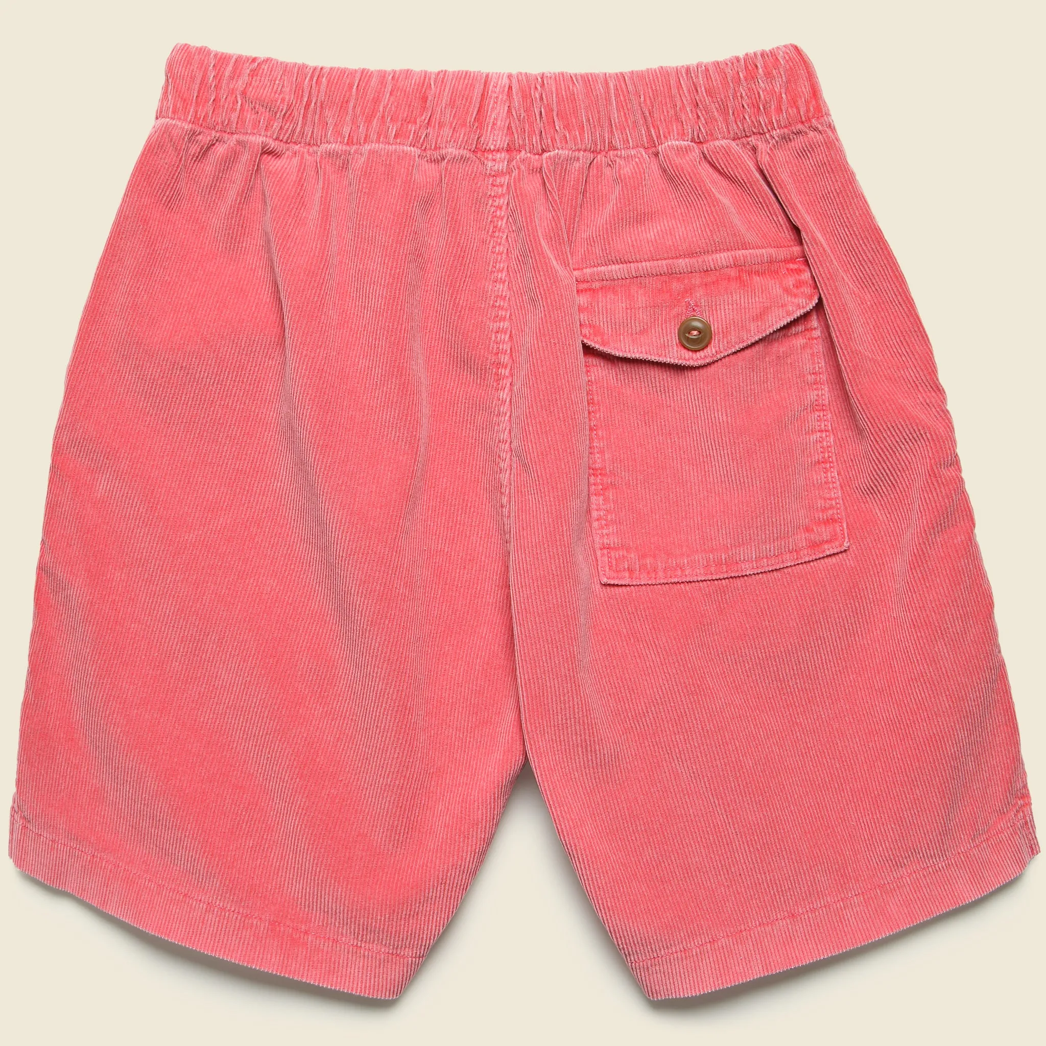 6" Corduroy Easy Short - Terra