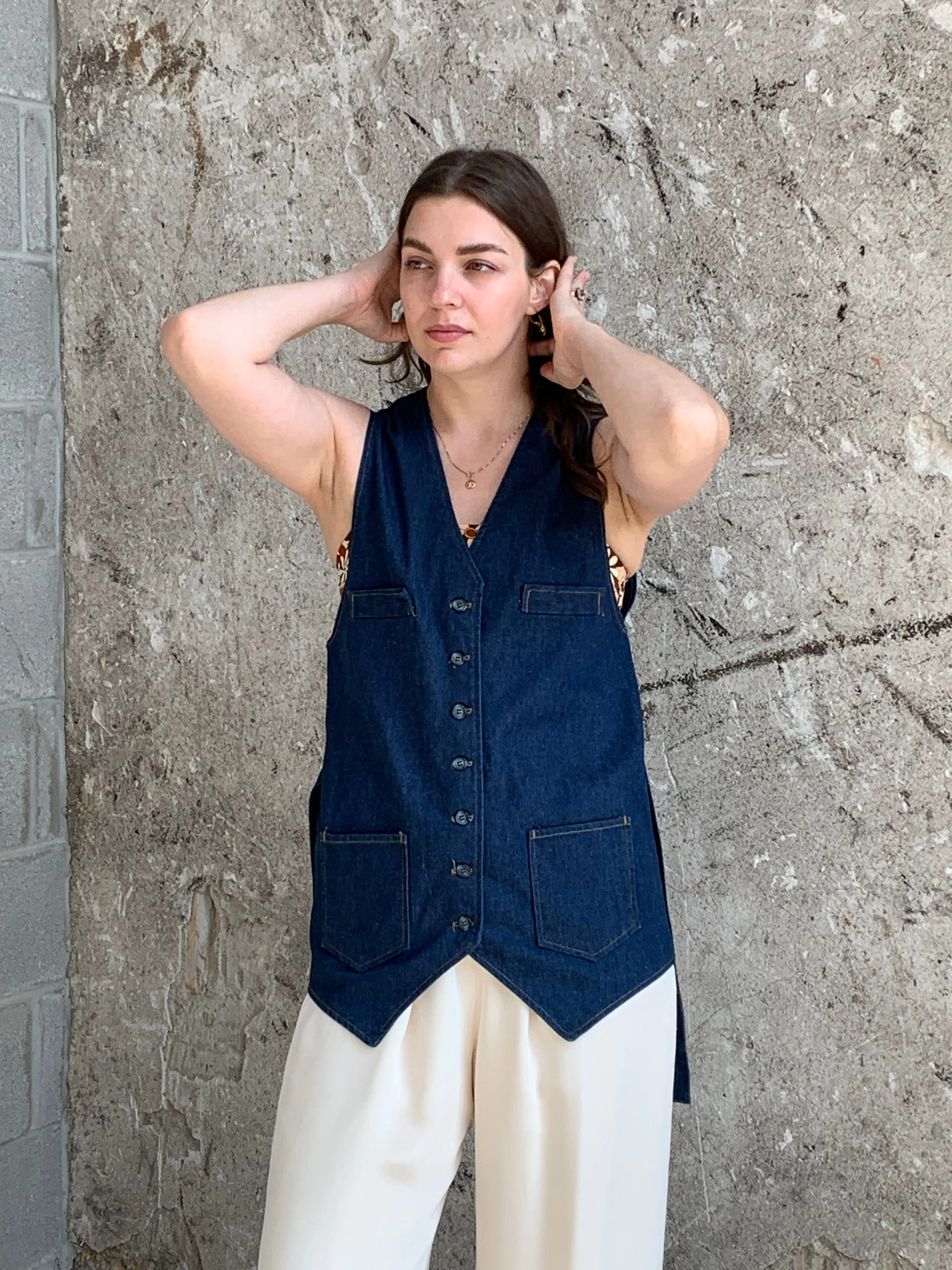 70s Landlubber denim vest