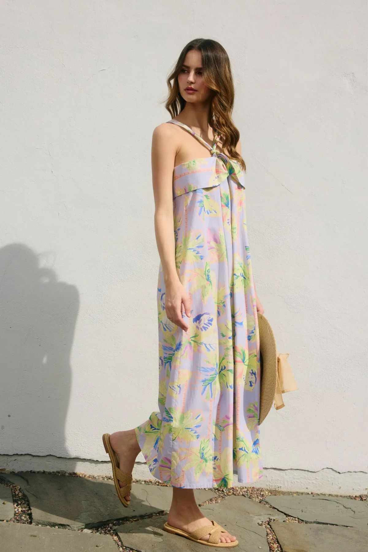 Abella Halter Neck Maxi Dress