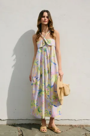 Abella Halter Neck Maxi Dress