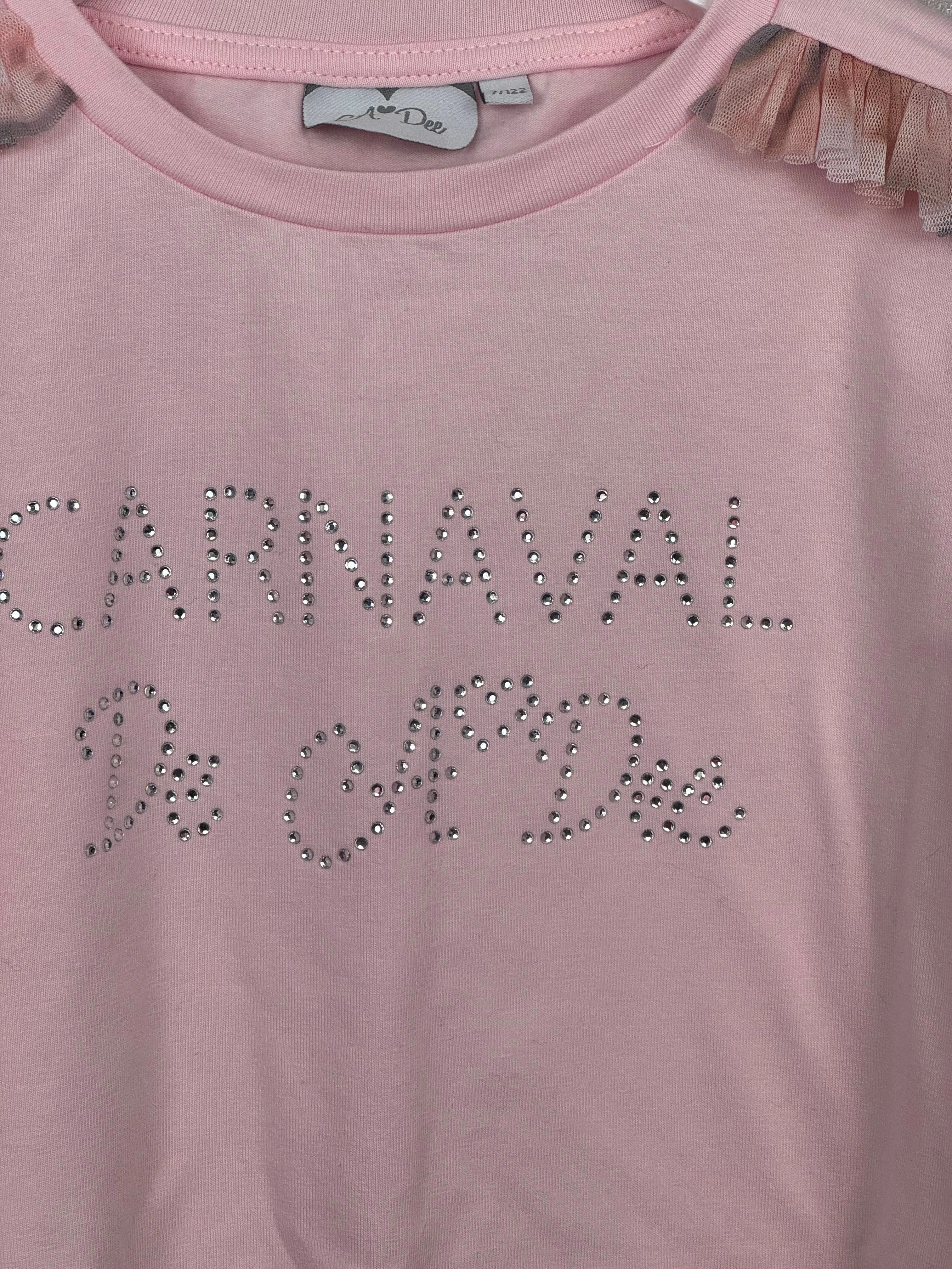 A'Dee Carnival pink L/S Top 7y New