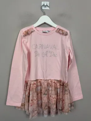 A'Dee Carnival pink L/S Top 7y New