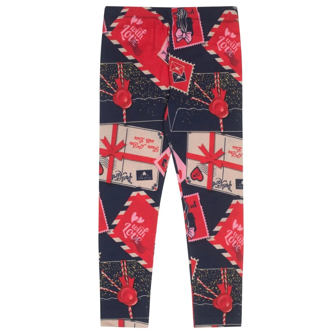 ADee REESE Red Stamp Legging Set W242508