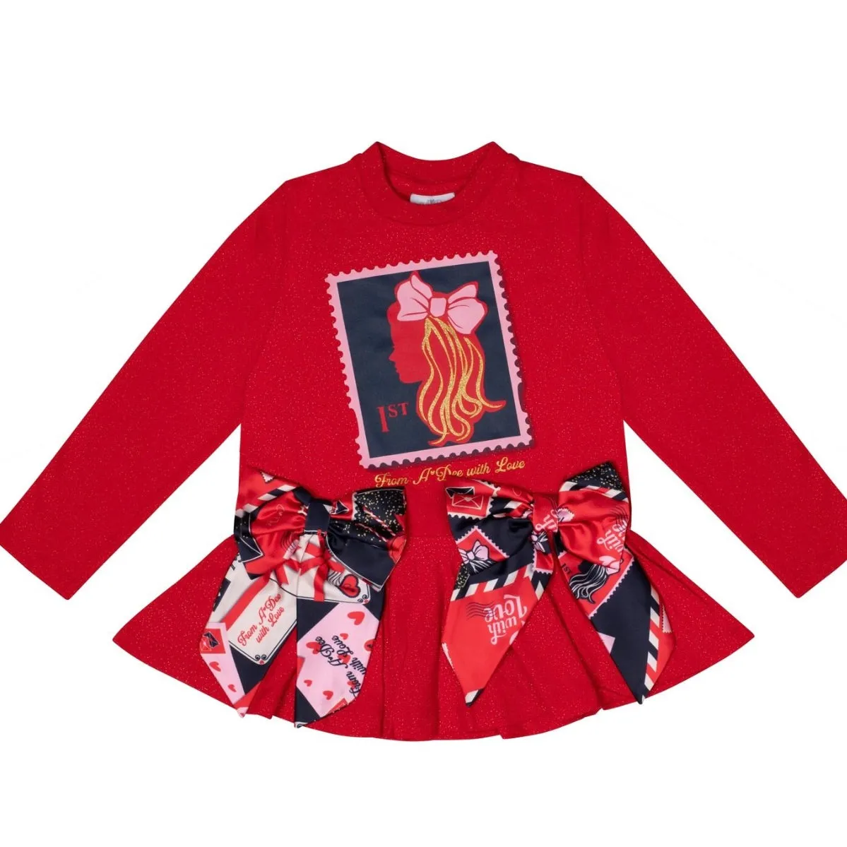 ADee REESE Red Stamp Legging Set W242508