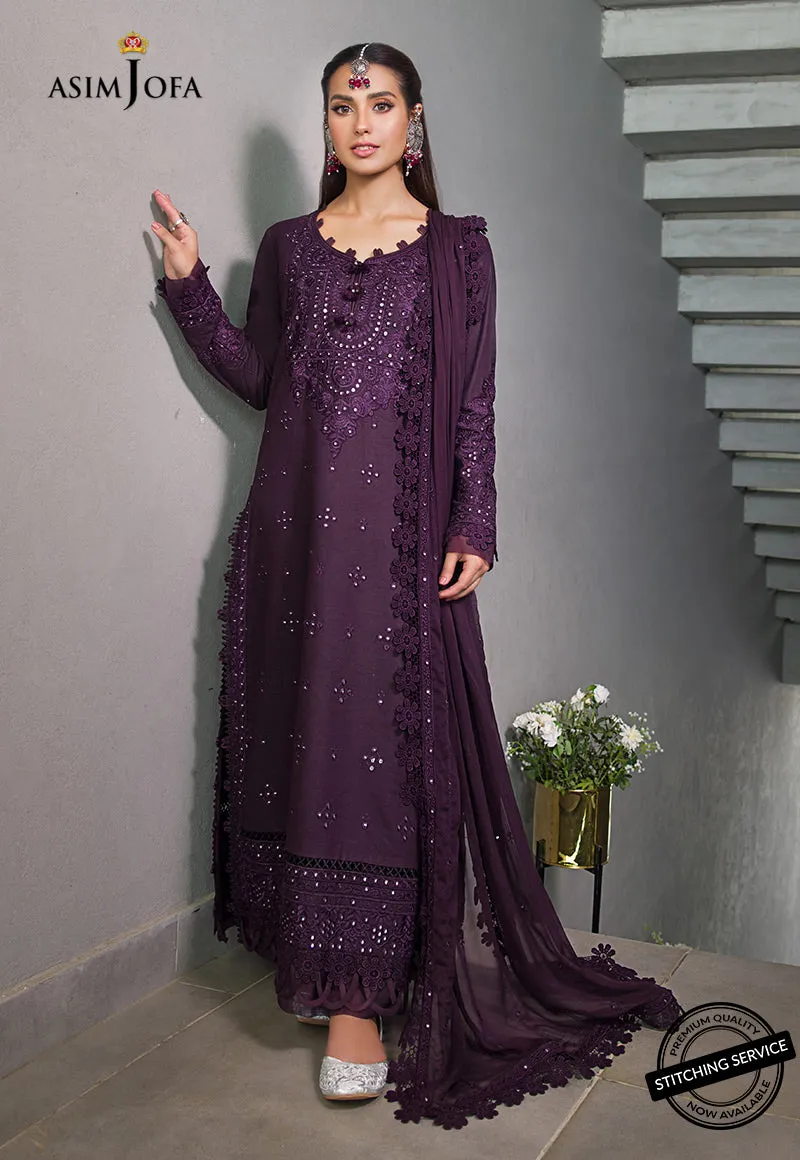 AJCK-05 | Asim Jofa Chikankari Eid Collection 2022 |  Unstitched Embroidered Lawn Suit