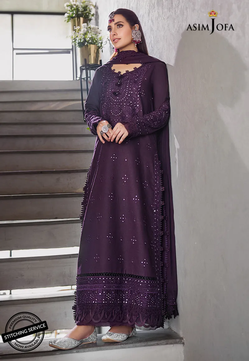 AJCK-05 | Asim Jofa Chikankari Eid Collection 2022 |  Unstitched Embroidered Lawn Suit