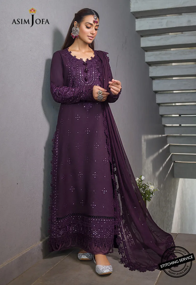 AJCK-05 | Asim Jofa Chikankari Eid Collection 2022 |  Unstitched Embroidered Lawn Suit