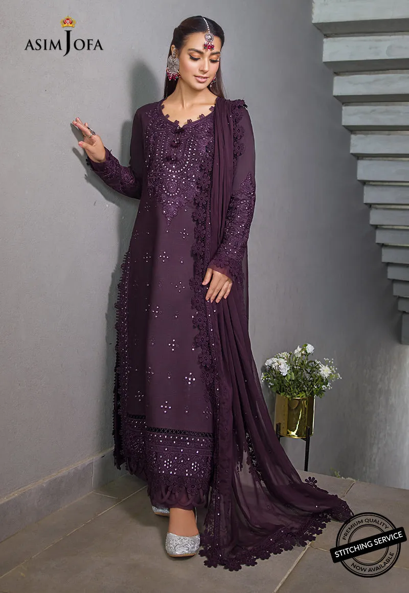 AJCK-05 | Asim Jofa Chikankari Eid Collection 2022 |  Unstitched Embroidered Lawn Suit