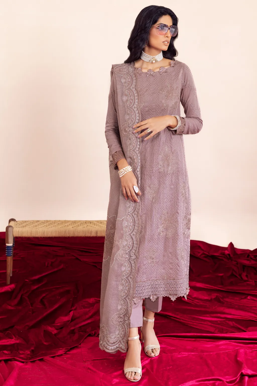 AL-04 Raishaa | Iznik Aashiyan Embroidered Unstitched Festive Lawn Collection23