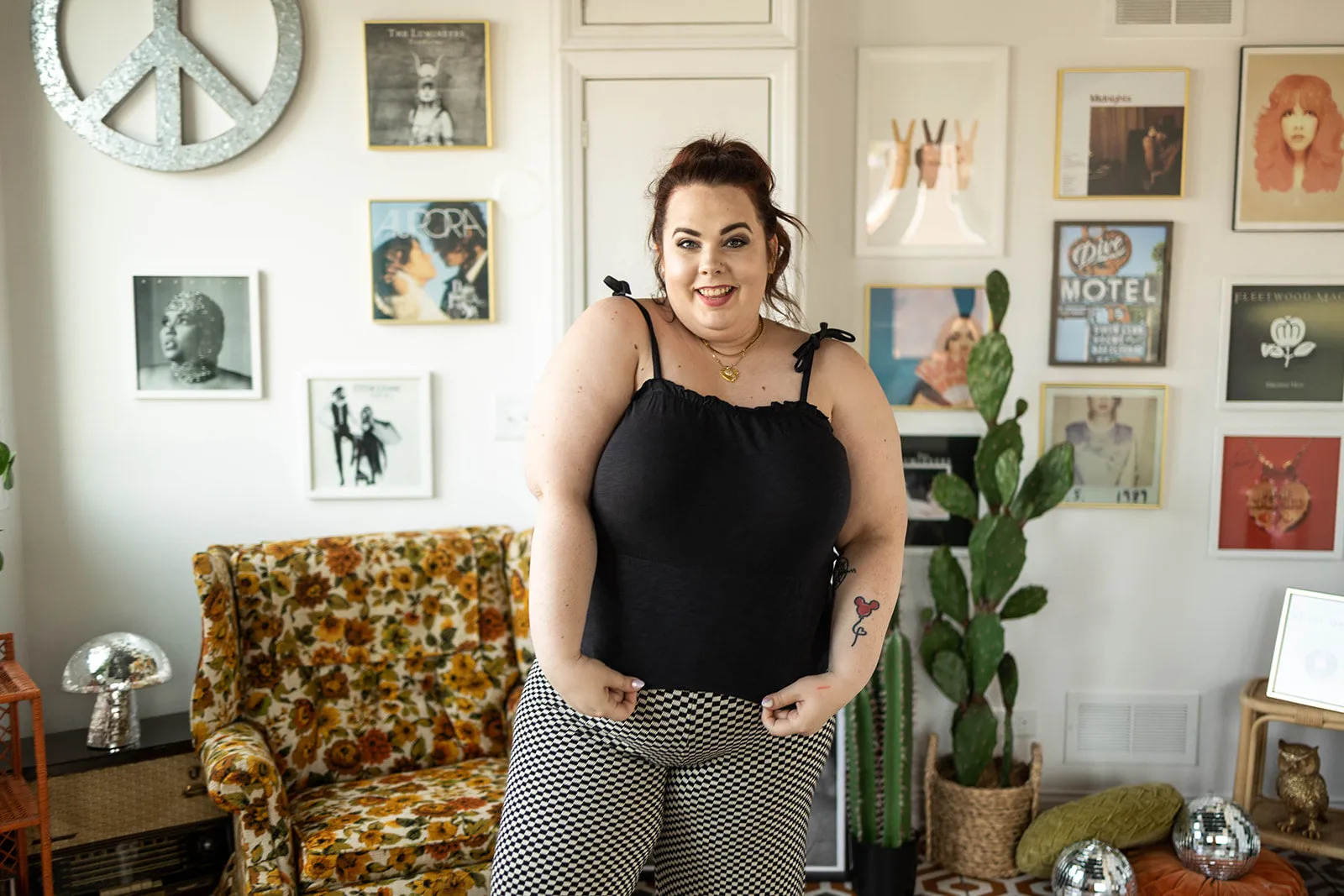 allegra tank in washed black