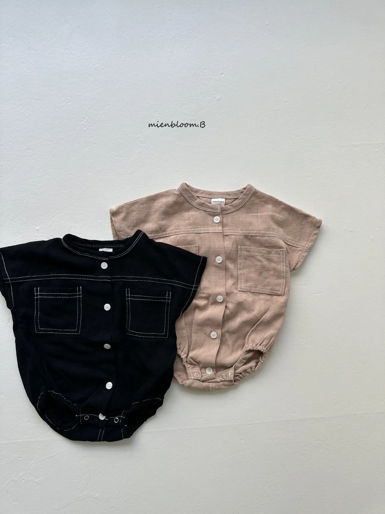 Allie linen rompers