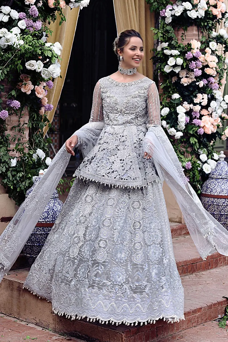AMAL | Mushq Dhee Rani Trousseau De Luxe Luxury Wedding Collection 2021 | Unstitched Embroidered Net Suits