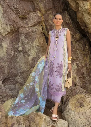 An Ode to Cross Stitch Amethyst | Crimson Luxury Lawn Collection 2023 | Unstitched Embroidered Lawn Suits