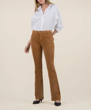 Ana Corduroy High Rise Flare - Camel - SALE