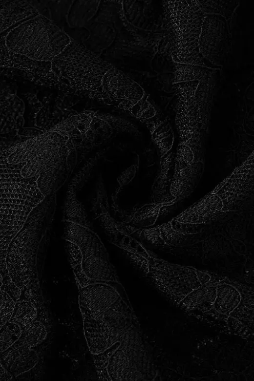 Andie Long Sleeve Bodycon Wrap Mini Dress - Classic Black