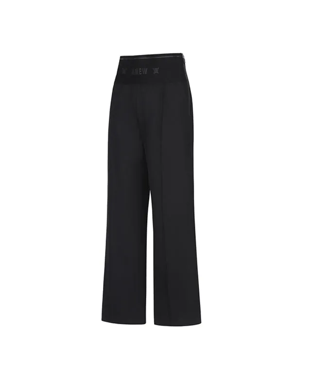 ANEW Golf: W SEMI-WIDE FIT HIGH WAIST L/PT - Black