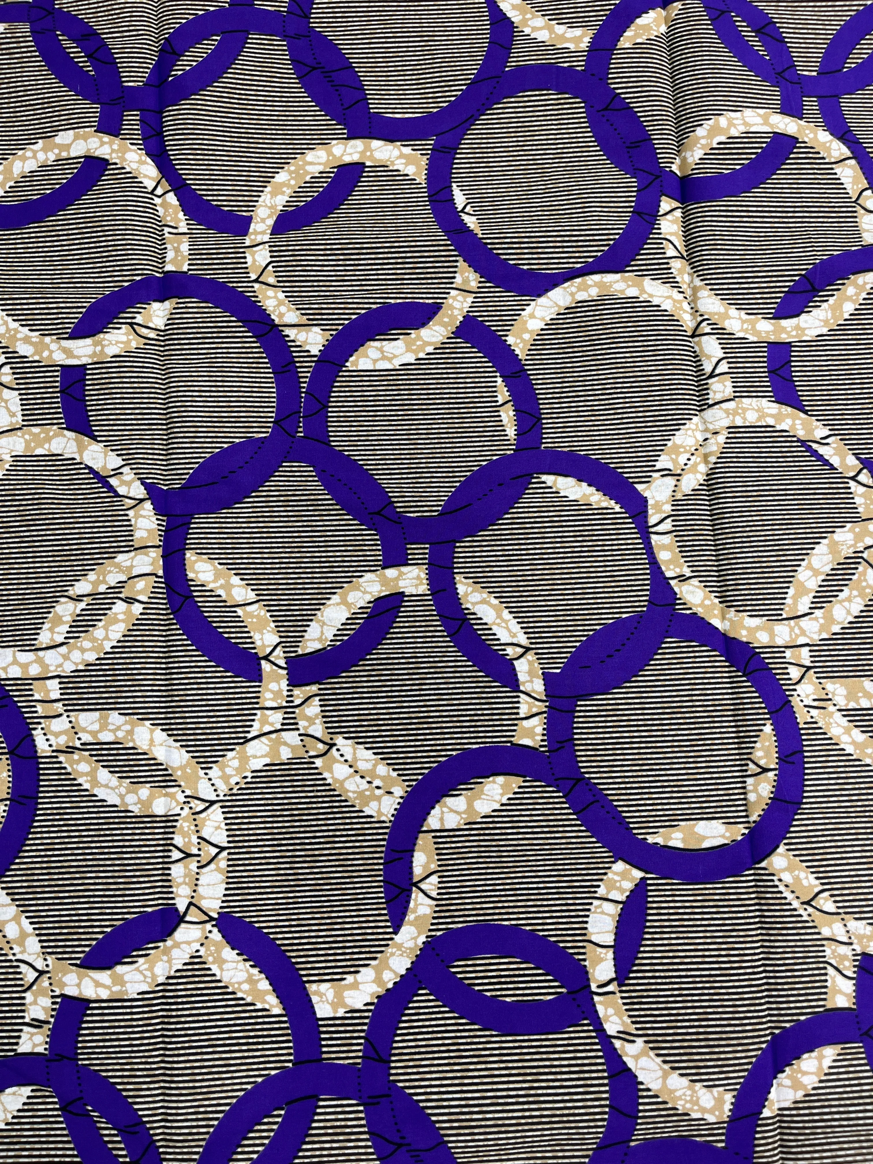 Ankara Wax Print fabric 100% cotton