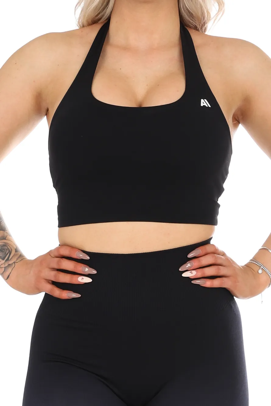 Anna Halter Bra Black