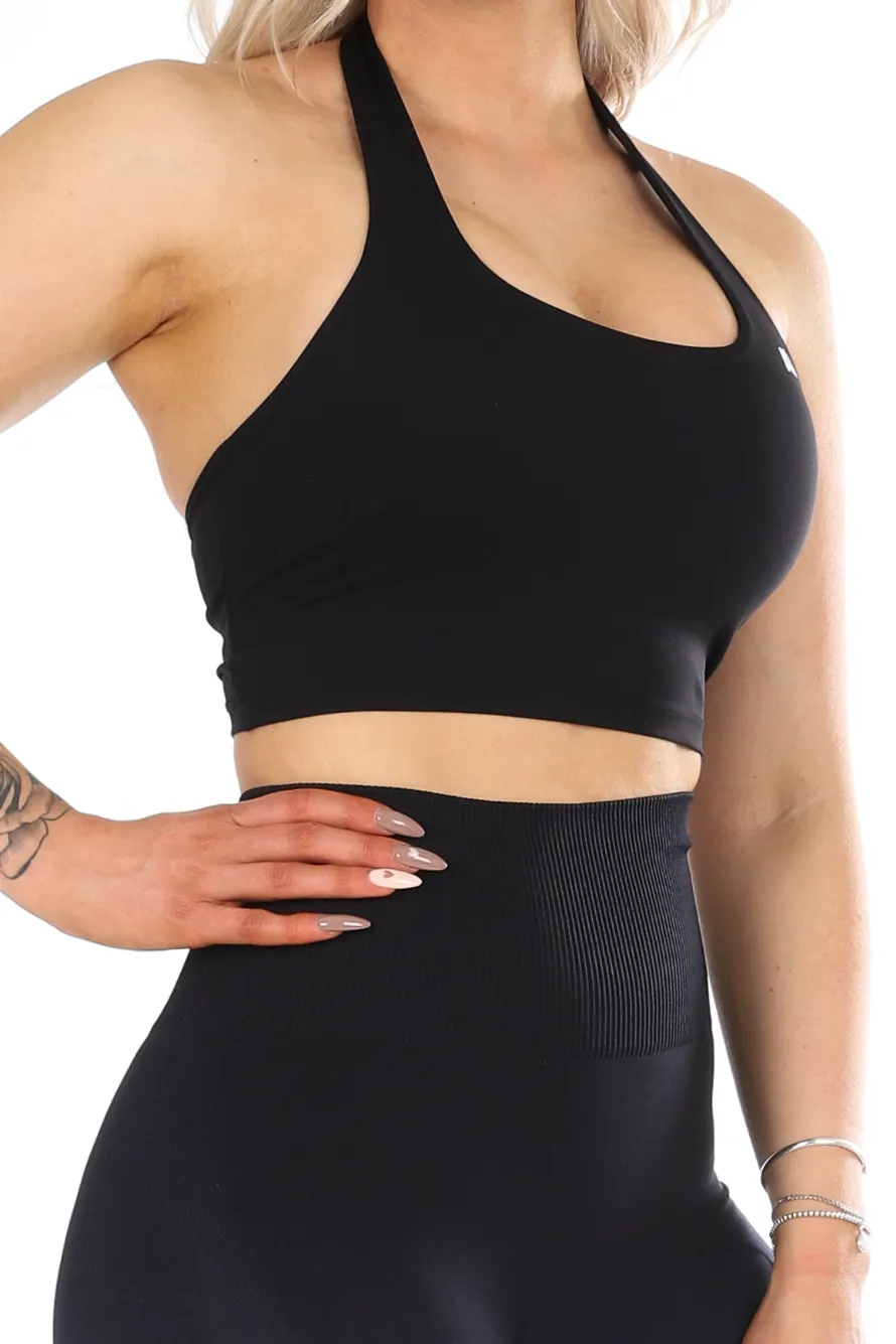 Anna Halter Bra Black