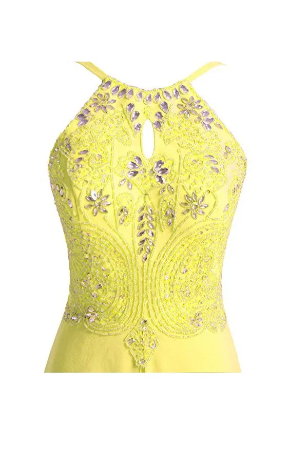 Anneprom A Line Straps Beading Long Prom Dresses Evening Dresses APB0032