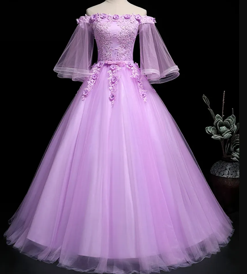 Anneprom Adorable Sweet 16 Gown, Off Shoulder Party Dress APP0350