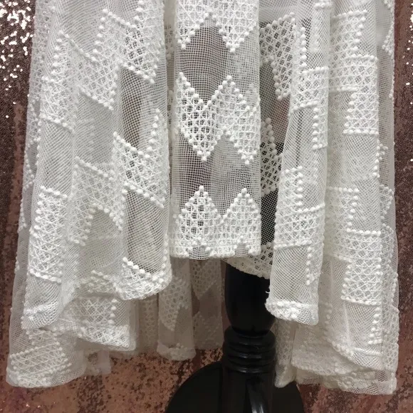 Anthropologie maeve embroidered lace dress