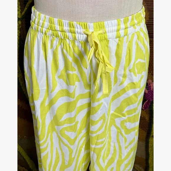 Anthropologie Wide Leg Flannel Pajama Pants XL