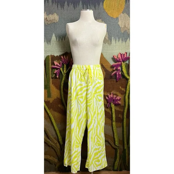 Anthropologie Wide Leg Flannel Pajama Pants XL