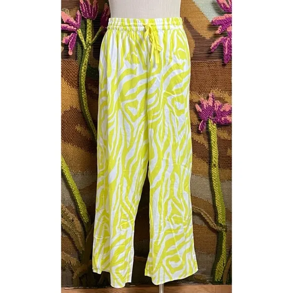 Anthropologie Wide Leg Flannel Pajama Pants XL