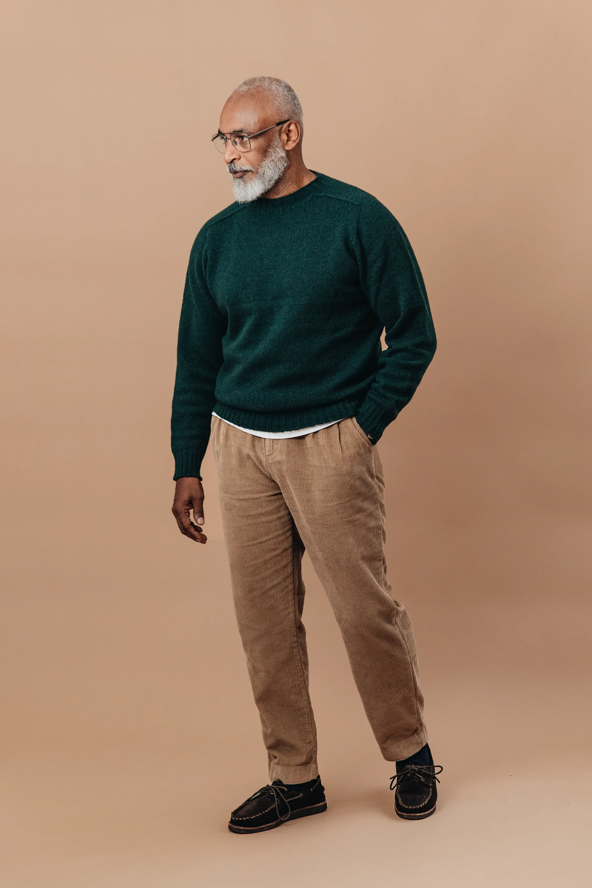 Archive Cord Pleated Trouser