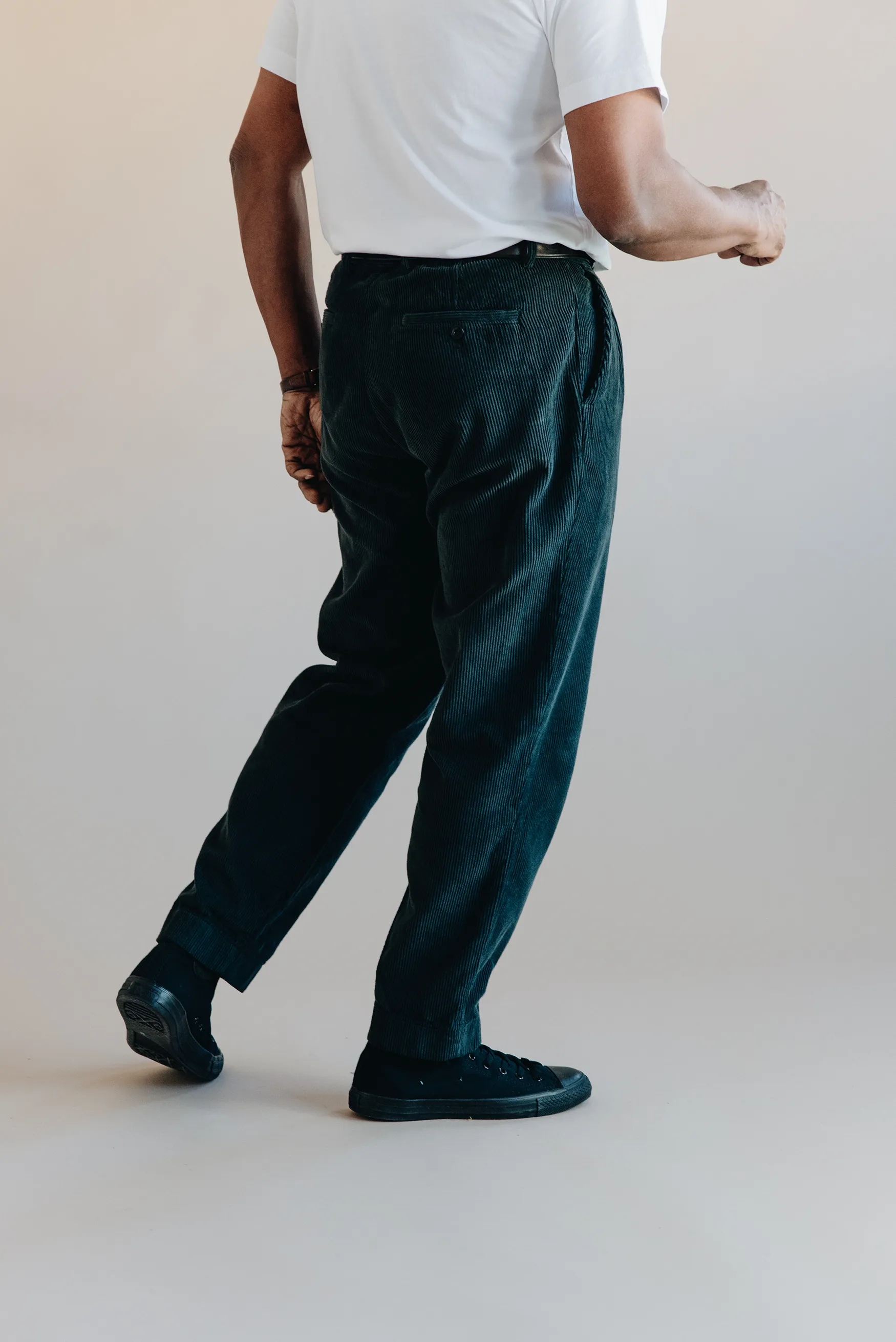 Archive Cord Pleated Trouser