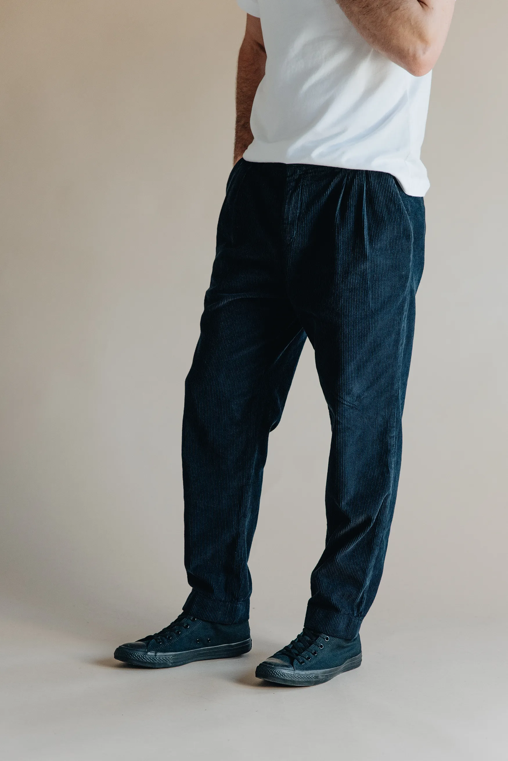 Archive Cord Pleated Trouser