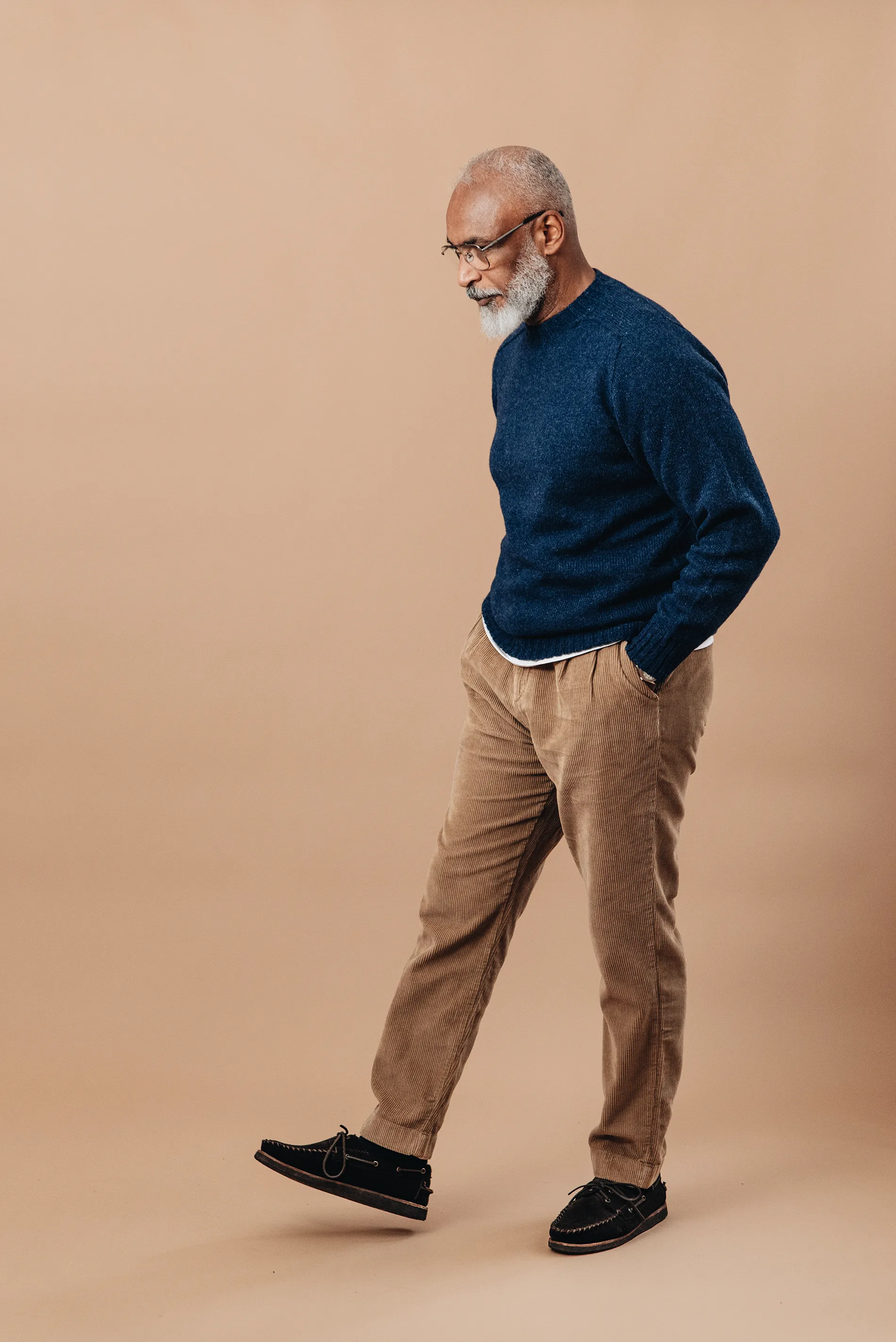Archive Cord Pleated Trouser