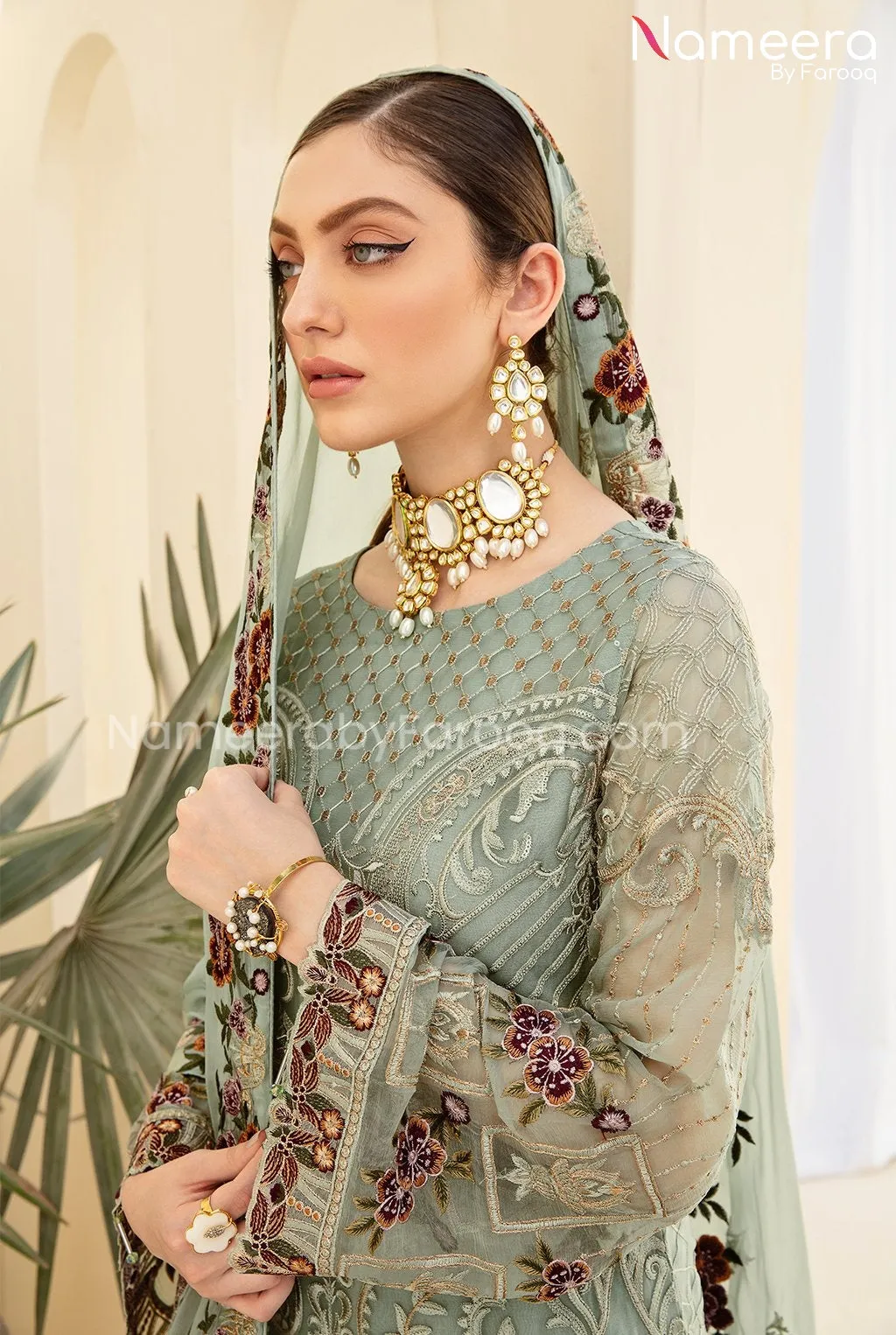 Asim Jofa Embroidered Salwar Kameez Pakistani #PF97