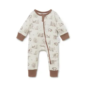 Aster & Oak Badger Zip Romper