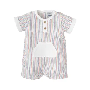 Babidu Luciernaga Romper - Colourful Stripes